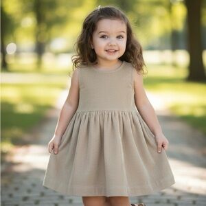 Baby Gap Corduroy Dress | Toddler Girls Size 2T | Beige